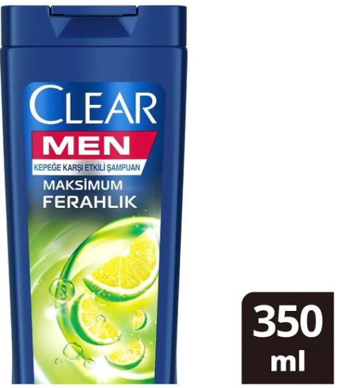 CLEAR MEN SAMP.350ML MAKSIMUM FERAHLIK