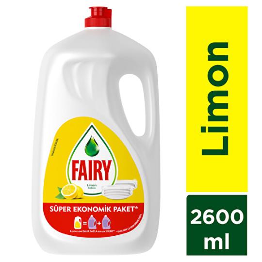 Fairy Sıvı Bulaşık Deterjanı 2600 Ml Limon