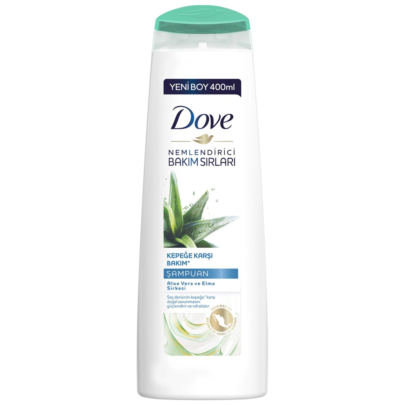 DOVE SAMP.400ML ALOE VERA