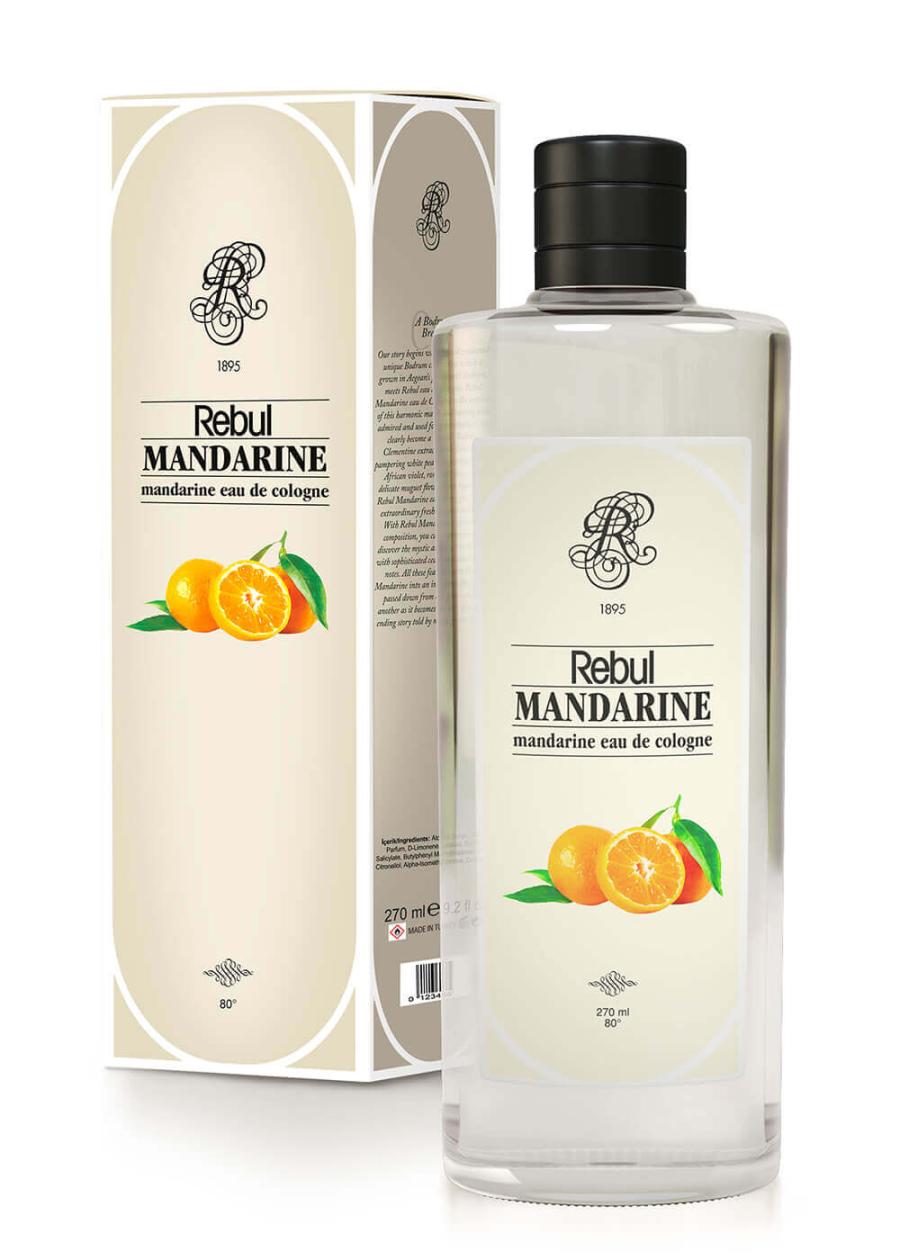 Rebul Mandarine Mandalina Kolonyası 270 Ml (Cam Şişe)