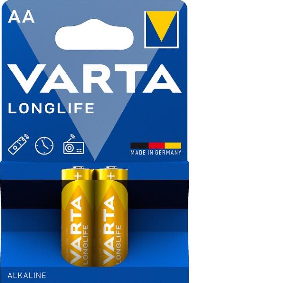 Varta Longlife Alkalin Kalem pil 2li AA  