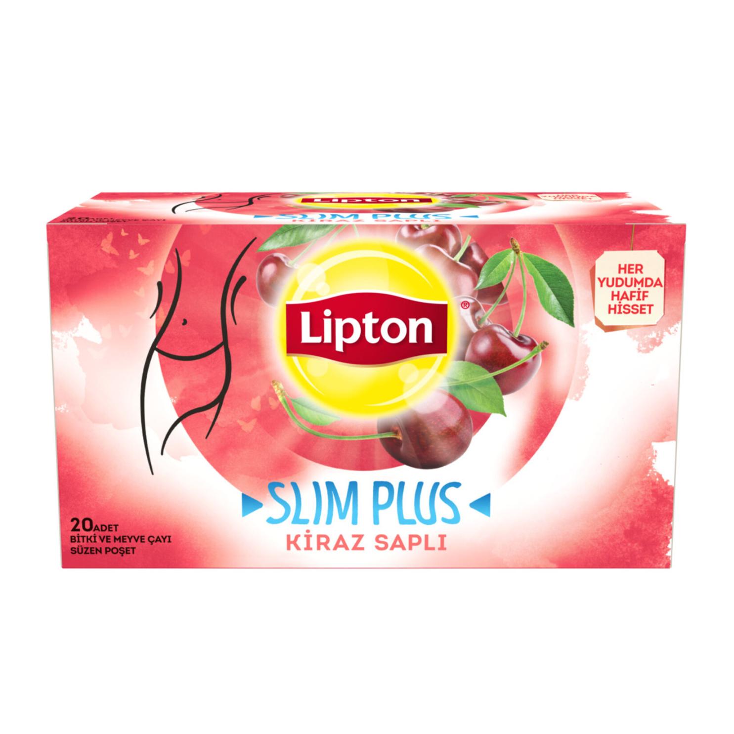 Lipton Süzen 20 Slim Plus Kiraz Saplı