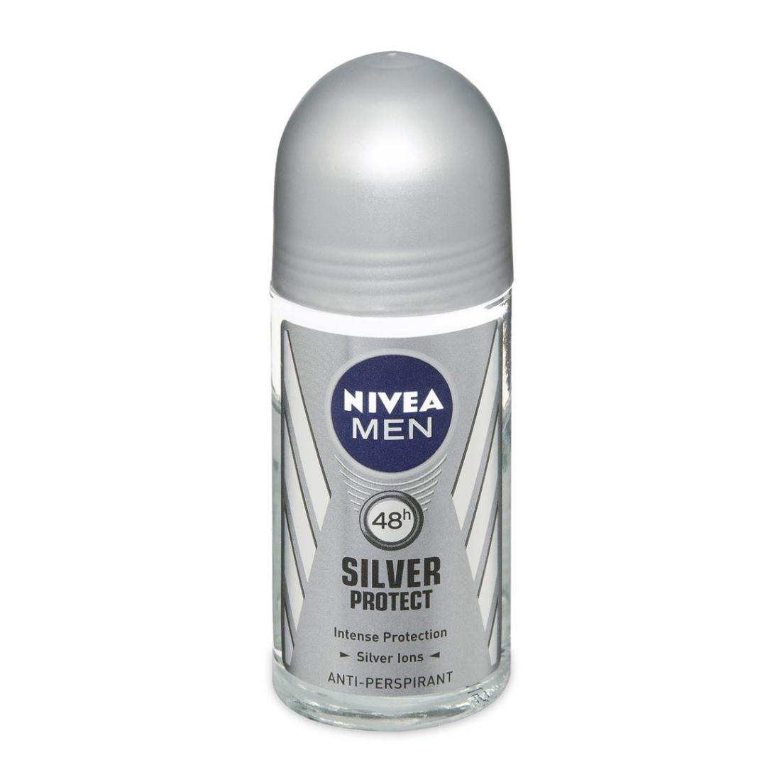 NIVEA MEN ROLL-ON 50ML SILVER PROTECT