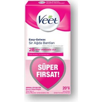 Veet Sir Ağda Bantları 20`li Hassas Ciltler