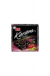 ETI KARE CIKOLATA KARAM BITTER  45 FISTIK-CILEK