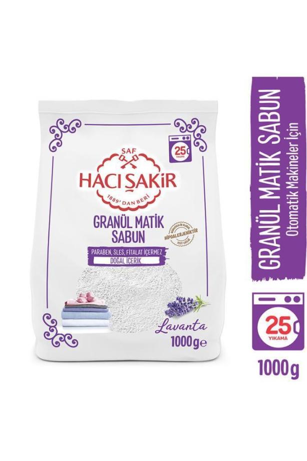 Hacı Şakir Granül Matik Lavanta 1000 Gr