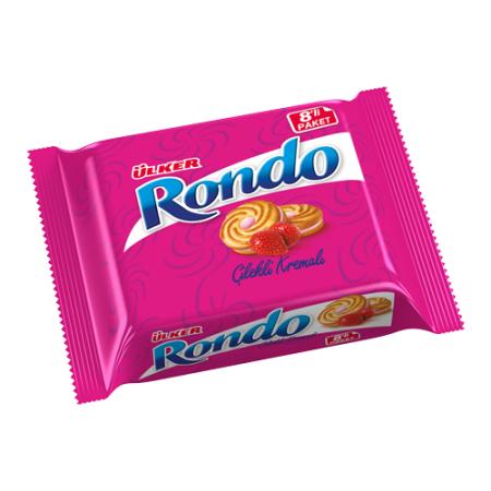 Ülker Rondo Çilek Kremalı 8`li 488 Gr