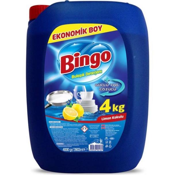 Bingo Sıvı Bulaşık Deterjanı 4 Kg