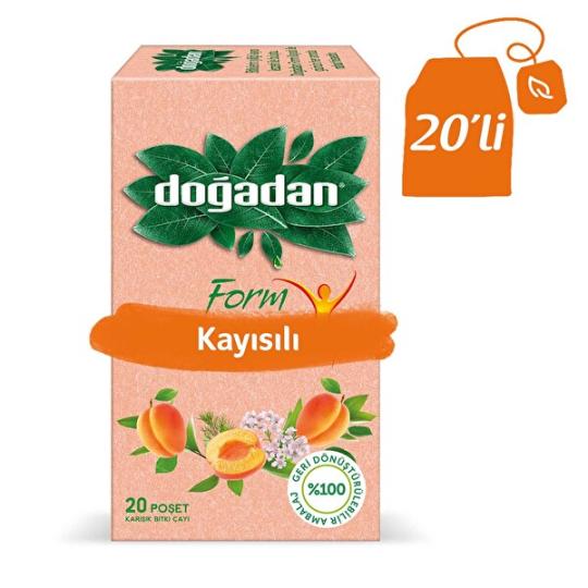 Doğadan Form Kayısı Çay 20`li