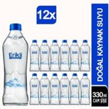 ERİKLİ CAM SU 12X330ML