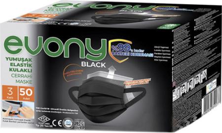 Evony Maske Black 50`li