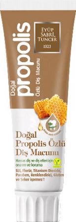 Eyüp Sabri Tuncer Diş Macunu Doğal Propolis Özlü 75 Ml