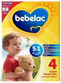 Bebelac 4 Çocuk Devam Sütü 900 Gr