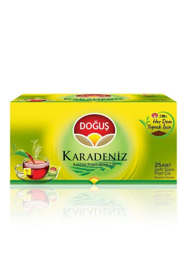 Doğuş Karadeniz Bardak Poşet Siyah Çay 25`li 50 Gr