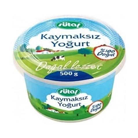 Sütaş Yoğurt Kaymaksız 500 Gr