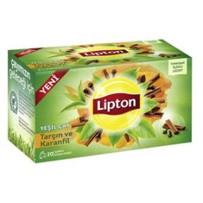 Lipton Tarçın YeşilÇay Karanfill 40 Gr Bitki Meyve