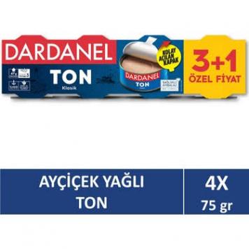 DARDANEL TON BALIGI 4X75G KLASIK