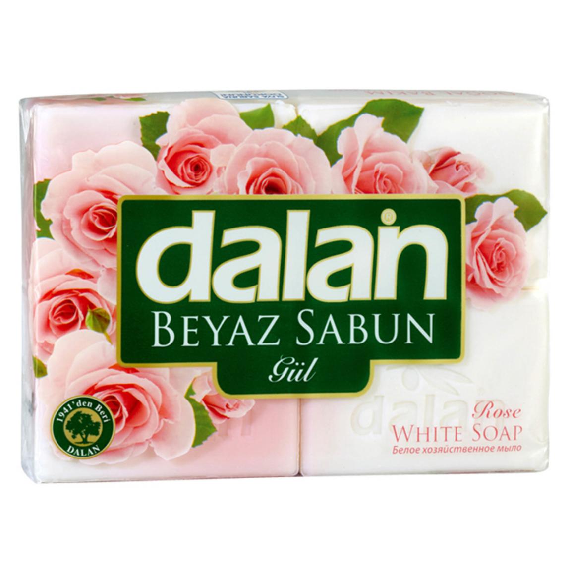 Dalan Beyaz Sabun 4`lü Gül 600 Gr