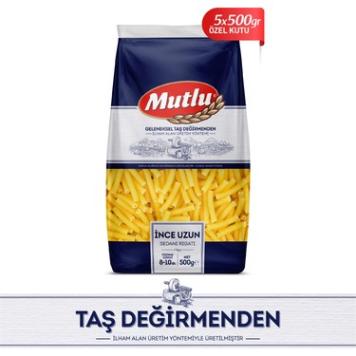 MUTLU MAKARNA 500G INCE KESME