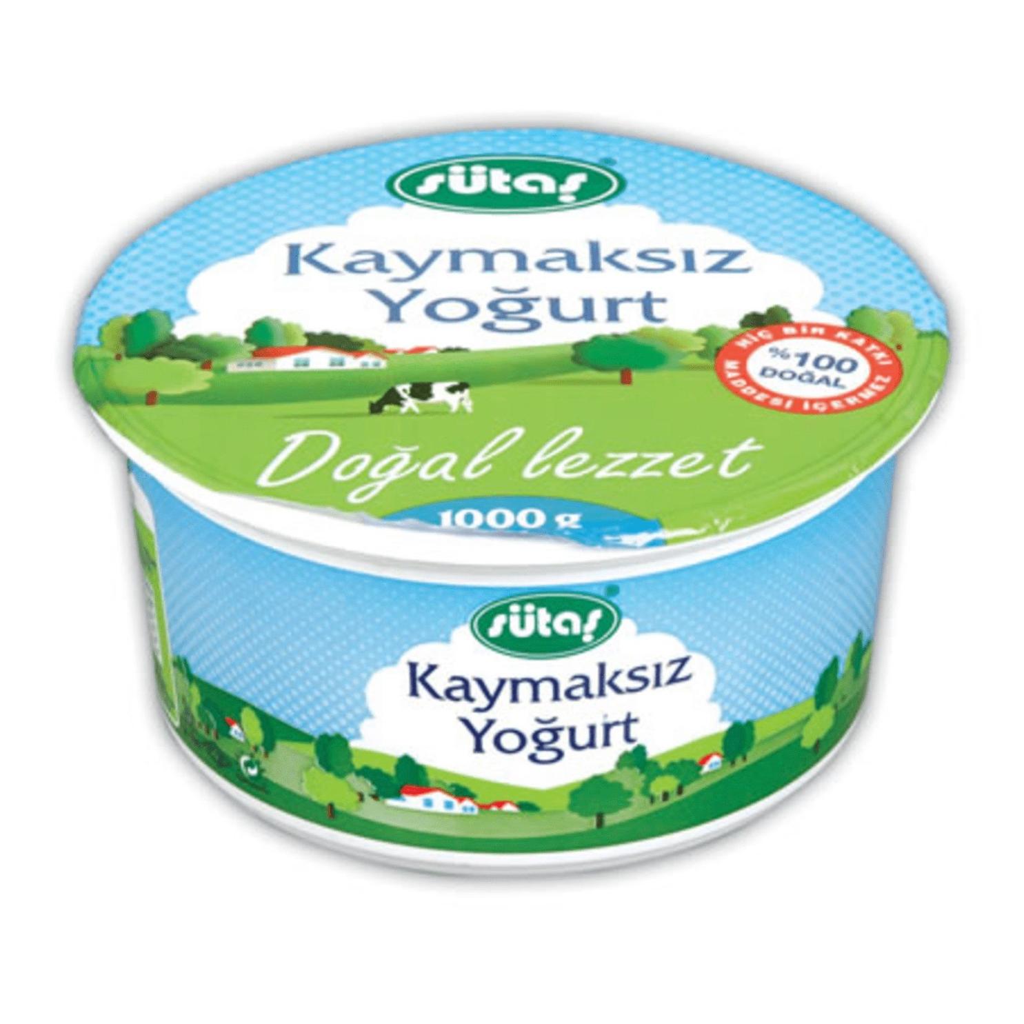 Sütaş Kaymaksız Yoğurt 1000 Gr