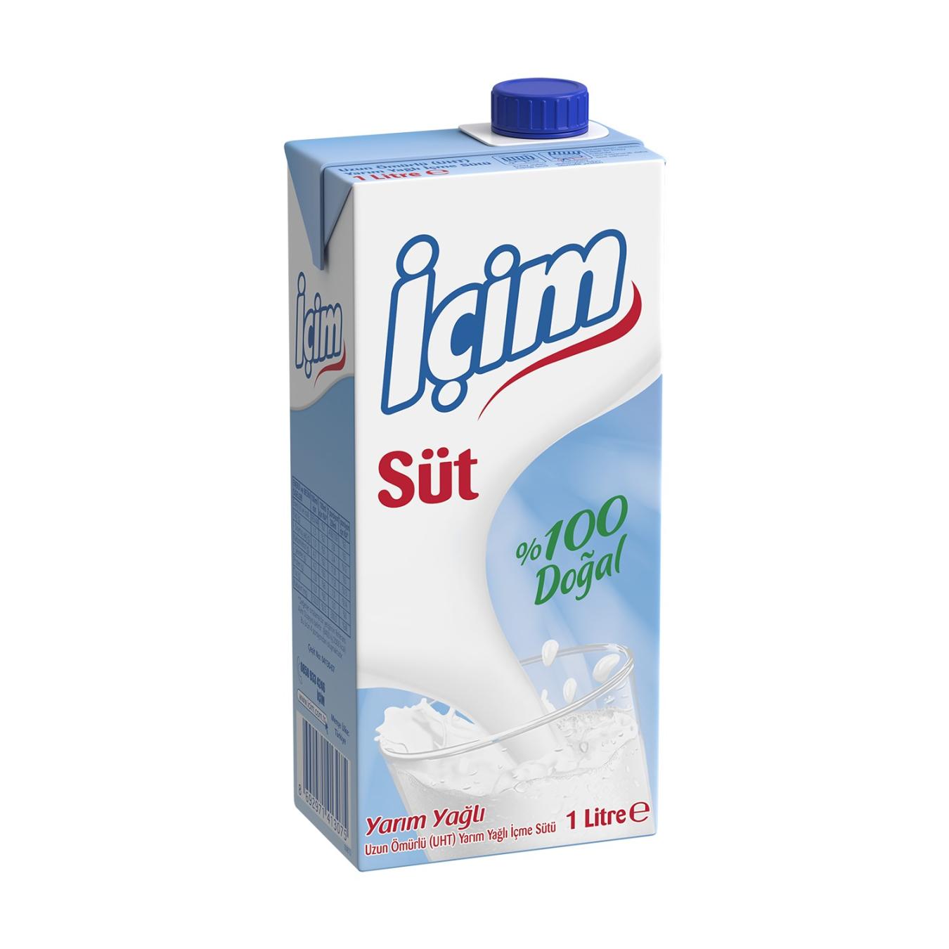 Ülker İçim Süt Yarım Yağlı 200 Ml