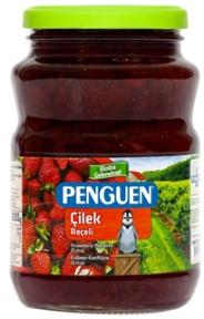 Penguen Çilek Reçel Kavanoz 1800 Gr