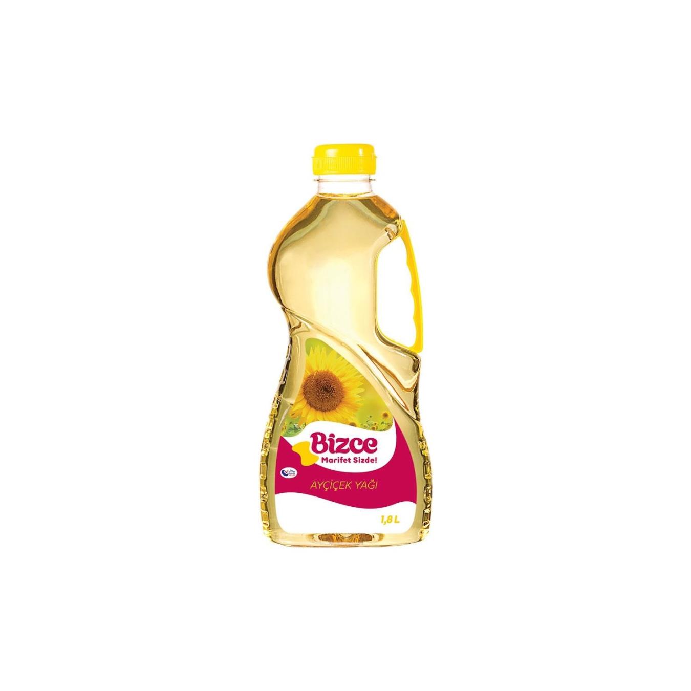 Bizce Ayçiçek Yağı Kulplu Pet Şişe 1.8 Lt