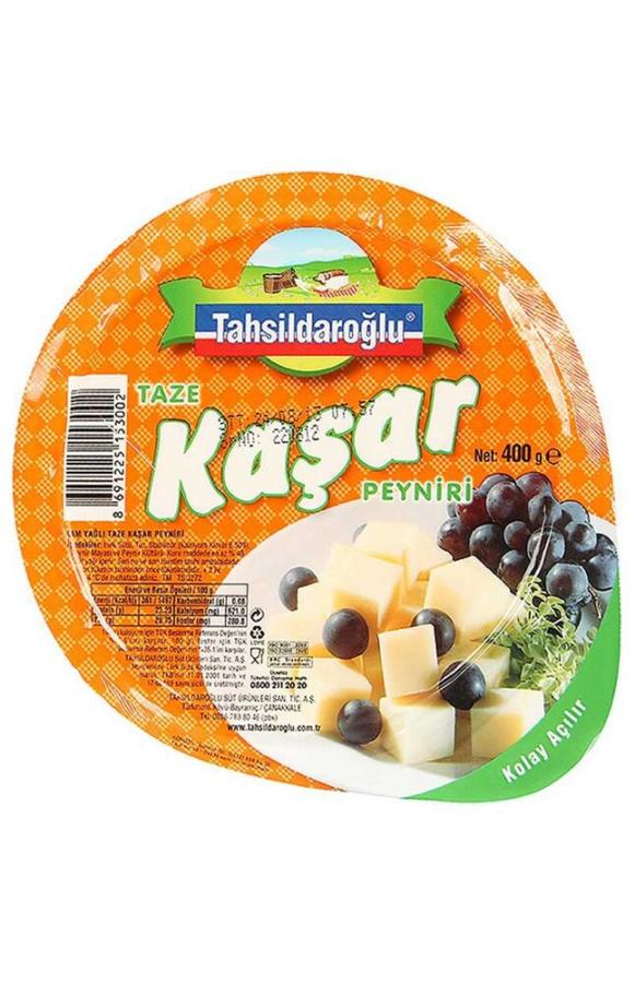 Tahsildaroğlu Kaşar Peyniri 400 Gr 