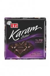 ETI KARE CIKOLATA KARAM BITTER  70