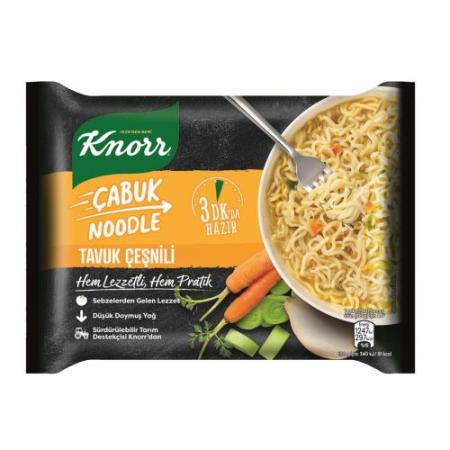 Knorr Çabuk Noodle Tavuk Çeşnili