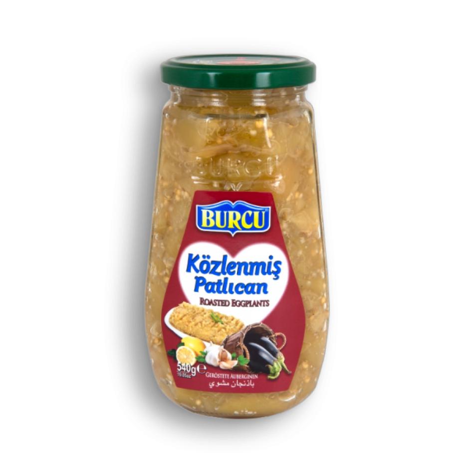 Burcu Közlenmiş Patlıcan Cam 540 Gr