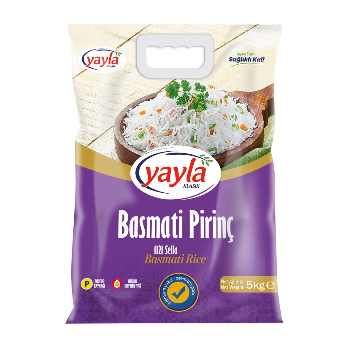 Yayla Basmatı Pirinç 5 Kg