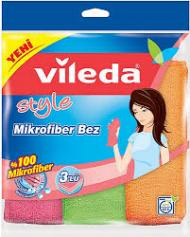 VILEDA MIKROFIBERLI TEMIZLIK BEZI 3LU