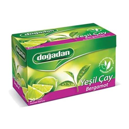 Doğadan Bergamot Yeşil Çay 20`li