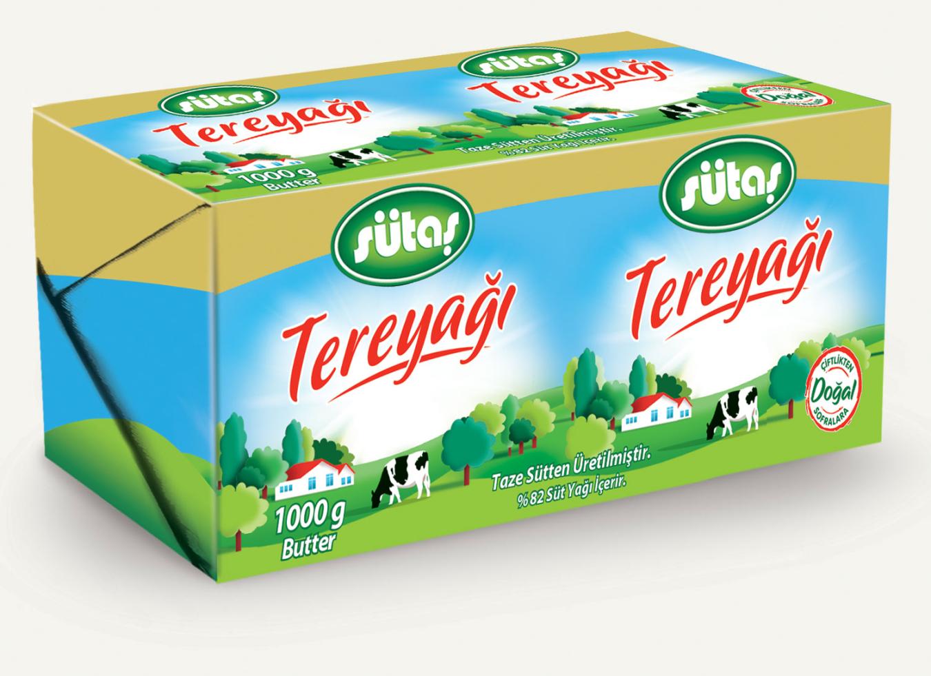 Sütaş Yayık Tereyağ 1000 Gr