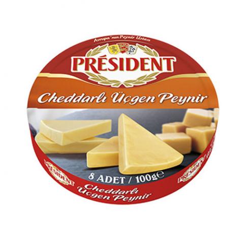President Cheddarlı Üçgen Peynir 100 Gr