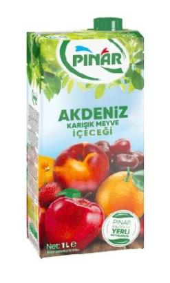 Pınar Meyve Suyu Akdeniz Kokteyli 1 Lt