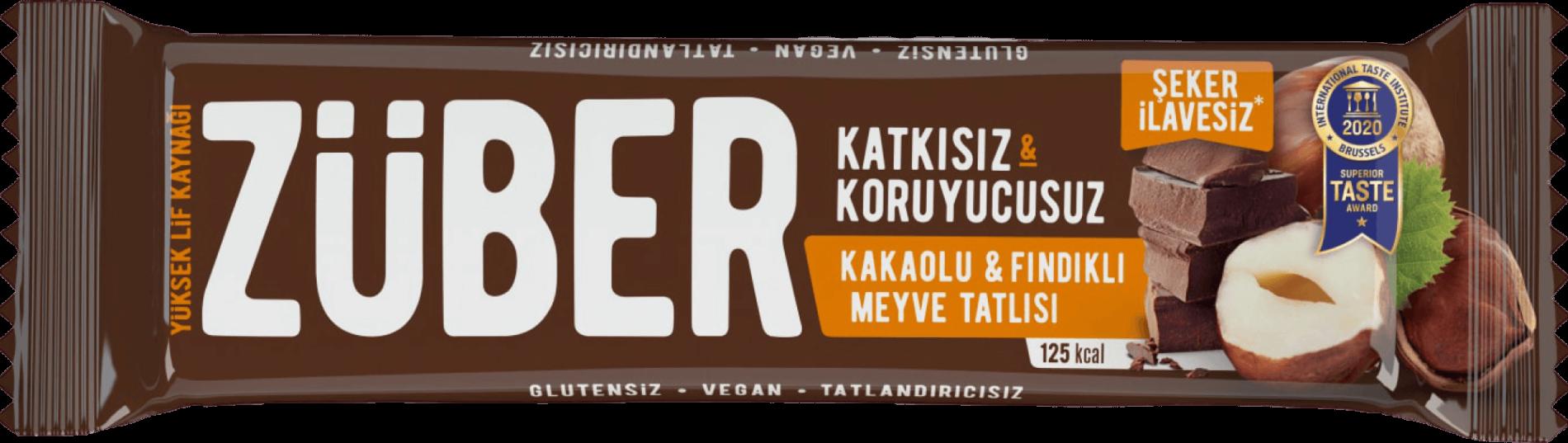 ZUBER MEYVELI BAR 40G FINDIK-KAKAO