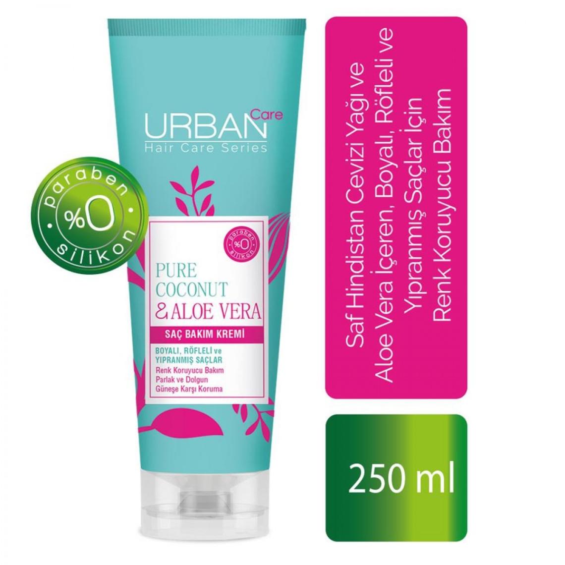 URBAN SAC KREMI 250ML PURE COCONUT&ALOE VERA