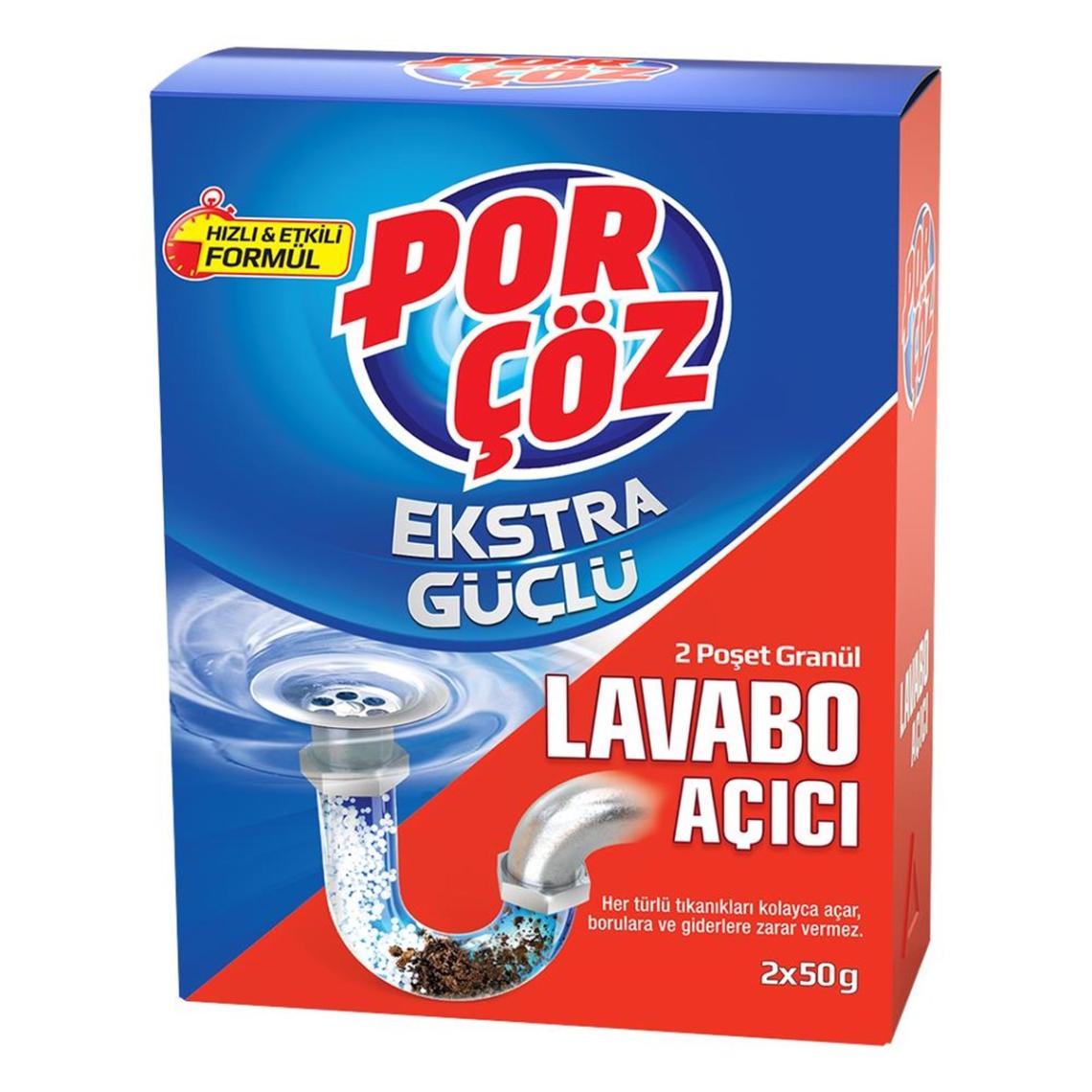 PORCOZ LAVABO ACICI 2X50G