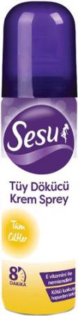 Sesu Tüy Dokucu Krem Sprey Tüm Ciltler 150 Ml