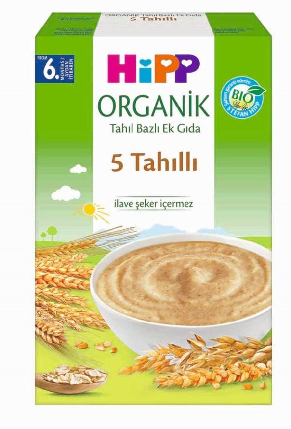 Hipp Organik 5 Tahıllı Mama 200 Gr Ek Gıda