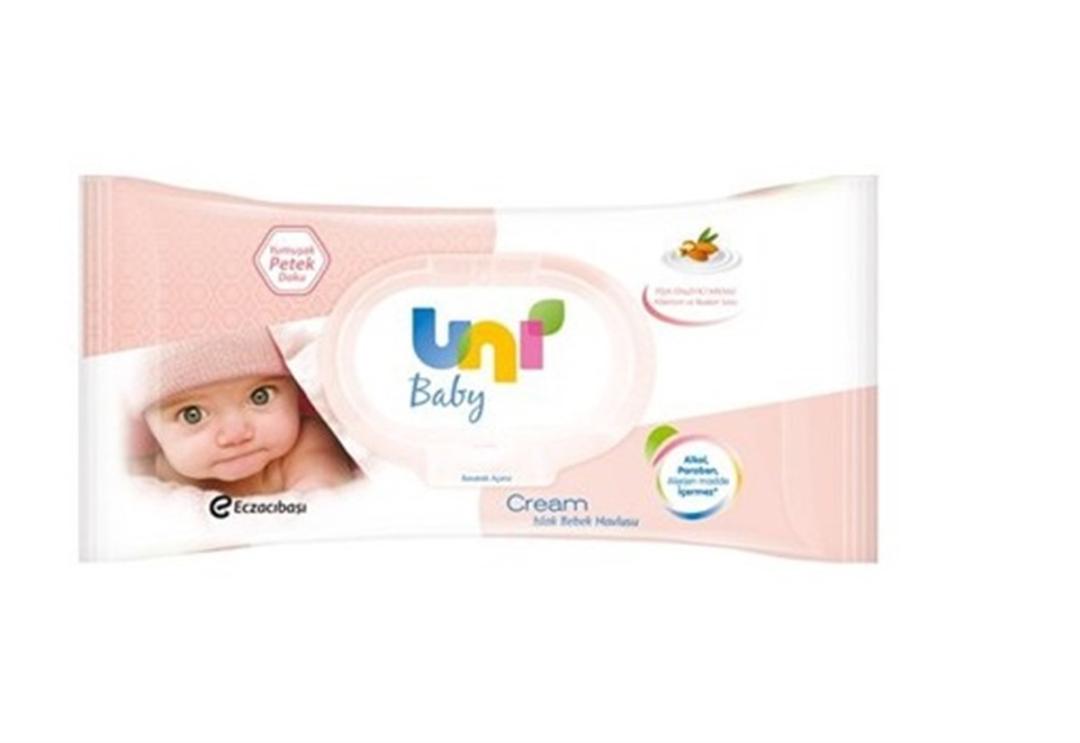 Uni Baby Cream Islak Mendil 56`lı