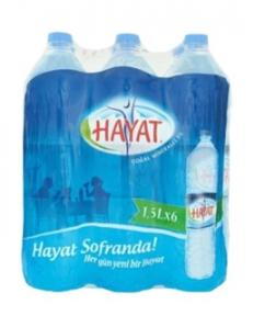 Hayat Su 6 x 1,5 Lt