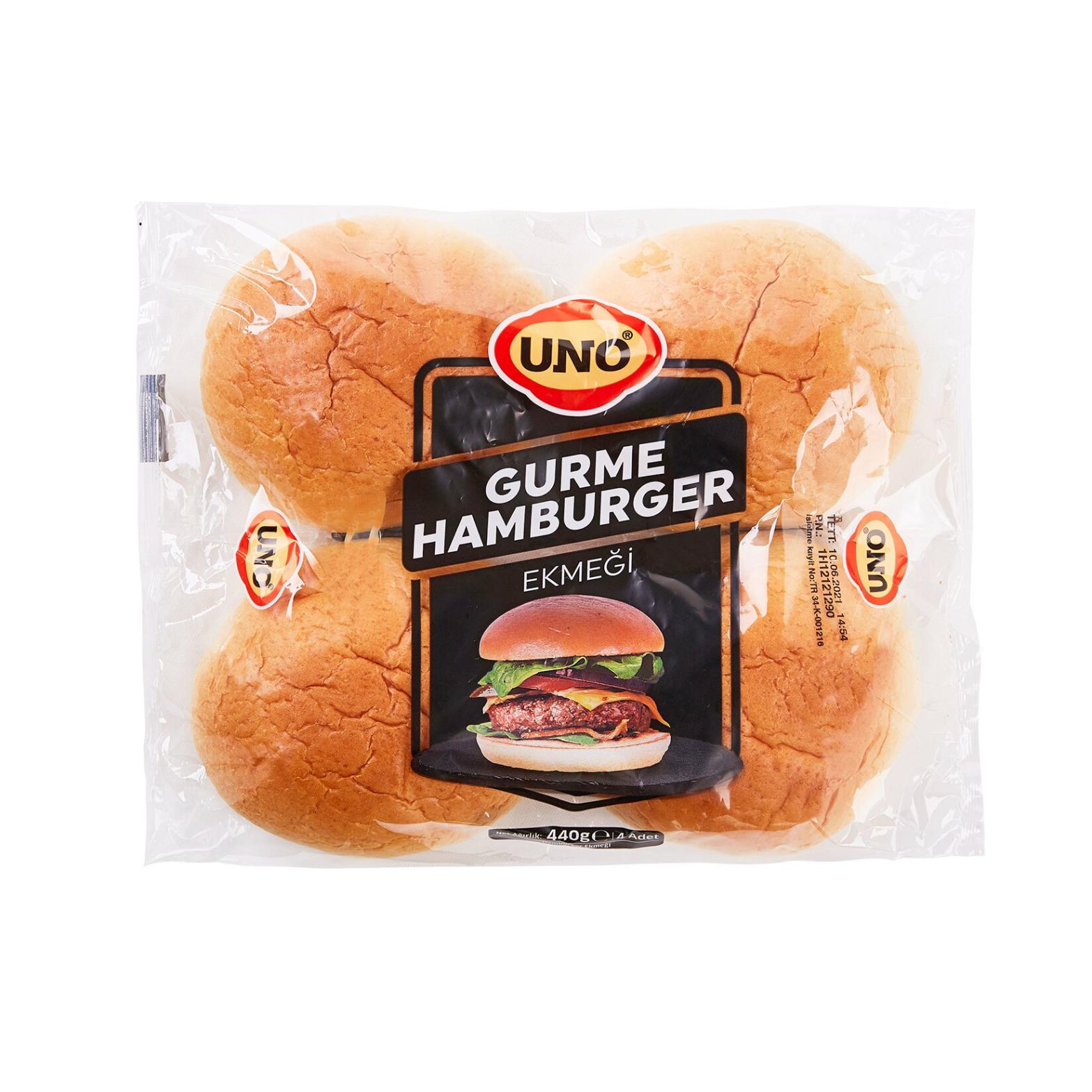 Uno Gurme Hamburger Ekmeği 4X110g