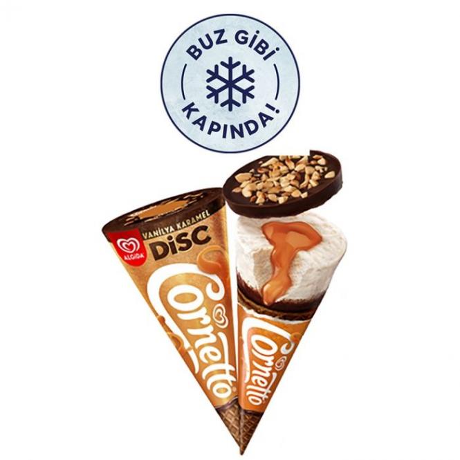 ALGIDA DISC CORNETTO VANILYA KARAMEL