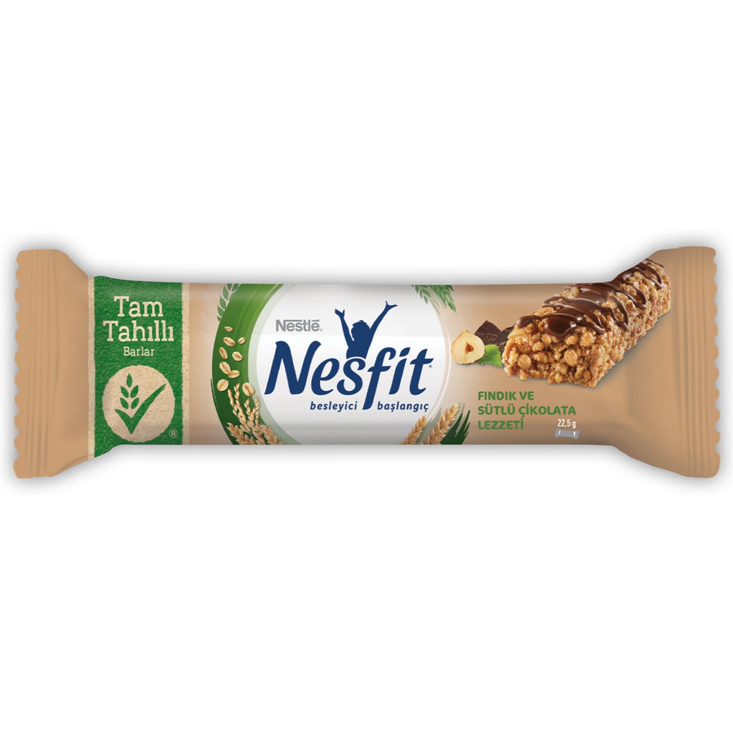 Nestle Nesfit Fındıklı Ve Sütlü Çikolatalı Bar 22,5 Gr