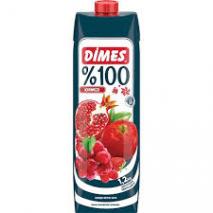 DIMES %100 KIRMIZI MEYVELERDEN 1LT