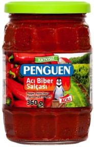 Penguen Biber Acı Salçası 360 Gr