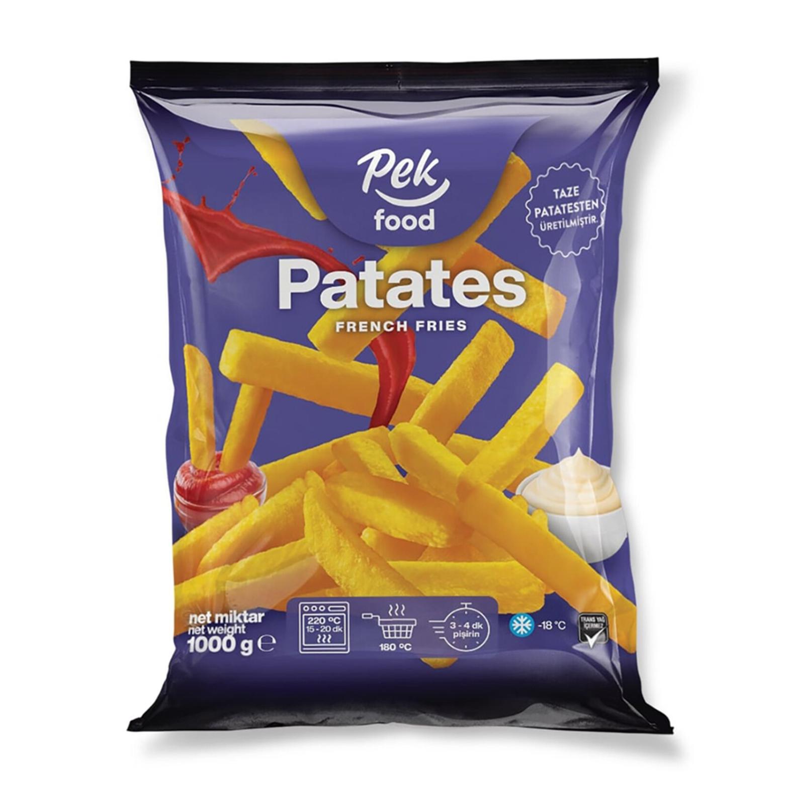 PEK FOOD PATATES 1000G